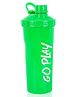 Strauss Aqua Shaker Bottle 700ml, (Fluorescent Green)