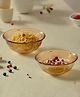 Borosilicate Colored Bowls | SAN004-AMB | Amber | Pack of 2
