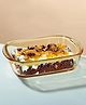 Borosilicate Baking Dish (Rectangular) | JDA032-AMB | Amber | Single packing