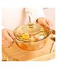 Borosilicate Casserole with lid (Amber) | SAN011-AMB | Single packing