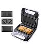 The Better Home FUMATO Sandwich Maker Machine 3 In 1 With Toast,Grill & Waffle Plates,850W,Sandwich Maker Grill & Toast Electric With Nonstick Detachable Plates,Cool Touch Handle,Anti-Skid Feet,White