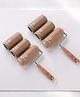 2  UMAI Wooden Handle Lint Roller  2 replacement rolls UMA..