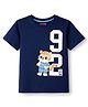 Babyhug Cotton Knit T-Shirt with Graphics Half Sleeves Multi Color 6-9 Months