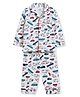 The Boo Boo Club Cotton Knit Full Sleeves Cars Printed Coordinating Shirt & Pant Night Suit - Multi Colour