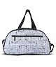 JUST BAGS Travel Duffle (IceMatrix White) for All Ages | Strong, Trendy & Versatile Bag | 27L | 11