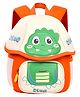Little Surprise Box, Dino Flip Cap Series soft Neoprene toddlers Kids backpack Orange Height 10 Inches
