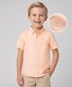 Primo Gino 100% Cotton Woven Half Sleeves Oxford Shirt With Embroidery Details - Pink