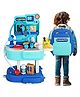 BitFeex School Bag Doctor Kit  Kids Pretend Play Medical Set with Backpack | 31 Pcs Role Play Doctor Toy | Educational & Imaginative Play Toy for Boys & Girls