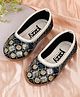 Jazzy Juniors Sequins Embellished Threadwork Detailed Ballerinas - White