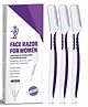 BAKE Reusable Face Razor for Women | Painless Hair Removal for Eyebrows, Upper Lip, Peach Fuzz & Smooth Glowing Skin
