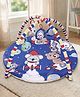 Babyhug Animal in Space Theme Play Gym with Hanging Toys Soft Activity Play Mat for Babies Detachable Rattling Toys Portable & Foldable| Motor Skill Development Ideal for Gifting BIS Certified - Blue