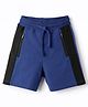Honeyhap Premium 100% Cotton Looper Knit Solid Shorts -Lapis Blue