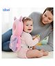 Baby Safety Head Protector Cushion Backpack  Butterfly Design Soft Head Protection Pillow with Adjustable Chest Strap for Babies Pink Head Protector