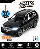 Fiddlerz Remote Control Car Toy for Kids with LED Lights Stylish RC Racing Toy for Indoor and Outdoor Fun for Boys and Girls - Black