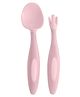 b.box Toddler Fork & Spoon Cutlery Set - Blush Pink