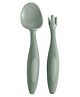 b.box Toddler Fork & Spoon Cutlery Set - Sage Green