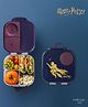 b.box Warner Bros Harry Potter Mini Lunchbox for Kids  1L Capacity, Adjustable Divider, Flexi Fruit Holder, BPA Free  Multicolor