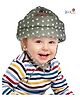 Kidcup Adjustable Cushioned Baby Safety Helmet Crown Grey (Print May Vary)