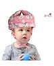 Kidcup Adjustable Cushioned Baby Safety Helmet Happy Pink (Print May Vary)