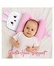 Kidcup Newborn Baby Pillow Slide Support Adjustable Soft & Comfortable Sleep Pillow - Pink