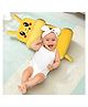 Kidcup Newborn Baby Pillow Slide Support Adjustable Soft & Comfortable Sleep Pillow - Yellow