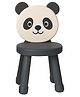 De Jure Fitness Detachable Baby Panda Chair for Kids | Cute Panda Design | Lightweight Plastic Study Seat for Toddlers 1-5 Years | Non-Slip Base, High Backrest, Easy Assembly Kids Chair