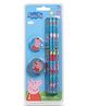 PEPPA PIG Pencils with Eraser & Sharpener - Pack of 9
