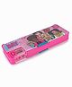 Barbie Day Theme Magnetic Pencil Box with Built-in Sharpener - Pink