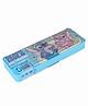 Disney Stitch Theme Magnetic Pencil Box with Built-in Sharpener - Light Blue