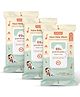 tutots Ultra thick Aqua Baby Wipes 99% Water with Tangelo and Lemon Blossom (Pack of 3)
