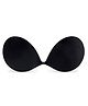Favon Reusable Strapless Sticky Invisible Push Up Silicone Bra for Women (Black)