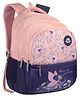 Faber Castle 16 Inches Kids School Backpack 2+2 Compartment PU Polyester Design- Peach