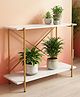 ecofynd Jr Elix Plant Stands for Outdoor Balcony, Flower Pot Stand for Indoor Plants, Long Metal Planter Stand for Living Room, home decor, Indoor & Outdoor plants.