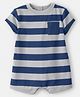 Carter's 100% Cotton Knit Half Sleeves Snail Printed Romper (Color May Vary)
