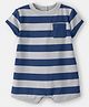 Carter's 100% Cotton Knit Half Sleeves Snail Printed Romper (Color May Vary)