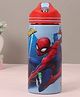 Spider Man Non Insulated Steel Sipper Water Bottle Blue - 500 ml