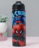 Spiderman Non Insulated Steel Sipper Water Bottle Black - 700 ml