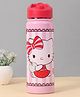 Hello Kitty Insulated Sipper Water Bottle Pink & Red - 600 ml