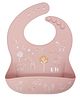 BabyStreet (Silicone Bib with Catcher) (FDA Approved, Non-Toxic, Easy to Clean) (29 x 23 x 8 cm) - 120 g Blush