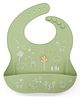 BabyStreet (Silicone Bib with Catcher) (FDA Approved, Non-Toxic, Easy to Clean) (29 x 23 x 8 cm) - 120 g Olive