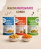 Troovy Healthy High Protein Puffs, Mixed Pack of 6, No Palm Oil, Cholesterol or Trans Fats, No Junk & Chemicals, Made with Multiple Millets, Grains and Dal, Pack of 6 (6 X 80 gm)