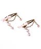 Babyhug Metal Hair Clips With Beads & Charm Detailing - Pink