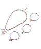 Babyhug Metal Necklace & Bracelet Jewellery Combo With Beads & Charms - Multicolor