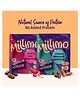 Millimo Healthy Nutribar Combo - Berry Nut & Choco Almond | No added sugar, No additives | Source of Protein & Fiber | Made with Date (Pack of 20)