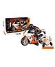 Sanjary 2.4GHz RC Racing Motorbike Toy with Rider Figure, Rechargeable Remote Control Sports Bike for Kids Indoor Outdoor Play Fun color design may vary