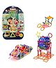 Sanjary Creative Shape Linking Building Set for Kids, Colorful Connectors, Educational STEM Construction Toy color design may vary