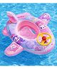 Sanjary Inflatable Baby Airplane Swim Ring with Steering Wheel, Safe Toddler Pool Float Seat, Cute Cartoon Design, Summer Water Toy Fun color design may vary