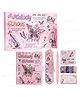 FunBlast Butterfly Theme Aesthetic Stationery Scrapbook Kit for Kids  Pack of 1 (Pink)