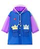 Babyhug Full Sleeves Raincoat with Animal Print - Multicolor