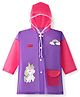 Babyhug Full Sleeves Raincoat with Unicorn & Rainbow Print - Multicolor
